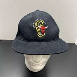 Vintage 90s Chicago Bulls Championship SnapBack Hat